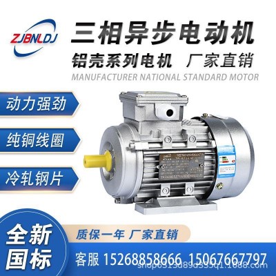 YS铝壳-0.55/0.75/1.1/1.5KW2468级厂直销三相异步电动机全铜冷轧图4