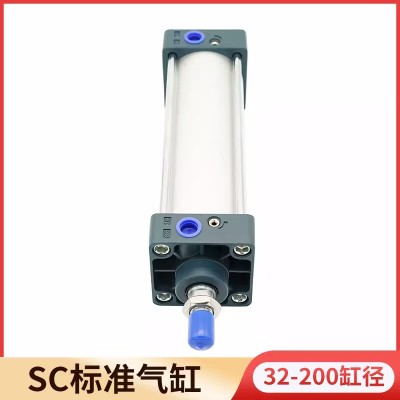 SC标准气缸亚德客型小型气动大推力SC40X50X63X80X100X125X160-S图4