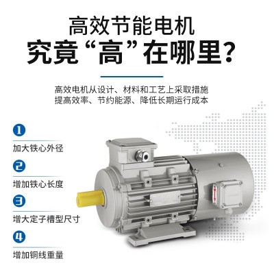 YVF2立卧式高效率变频调速电动机空压机风机纺织水泵农机Y VF电机图2