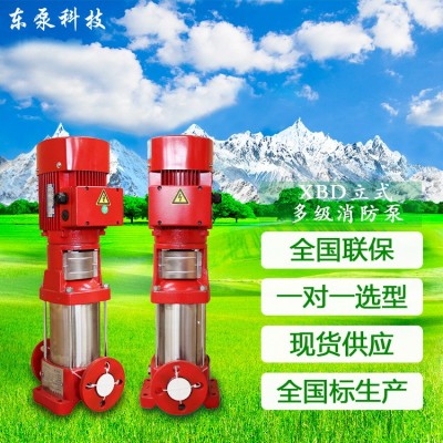 山东东泵 单级多级不锈钢高压消防泵3CF消防泵 消火栓泵XBD喷淋泵图2