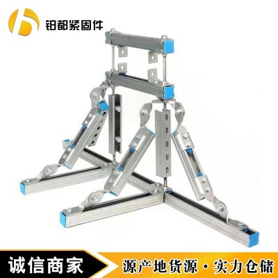 抗震支架 抗震管廊吊架 热渗锌消防通风管道桥架 热镀锌电缆桥架图2