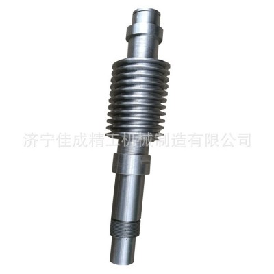 加工大型蜗杆船舶大蜗杆单头双头与蜗轮配套做模数34568厂家直销图4