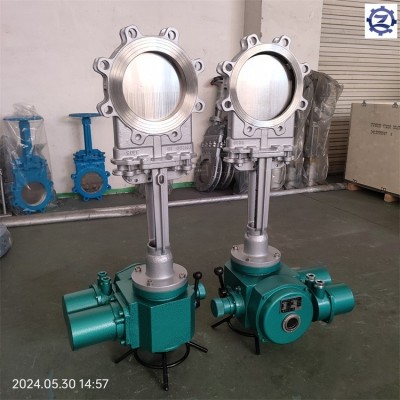 智工 电动高温刀闸阀 PZ973W-10NR DN200 厂家直供图3