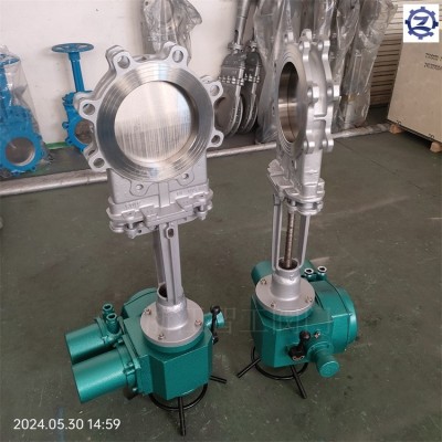 智工 电动高温刀闸阀 PZ973W-10NR DN200 厂家直供图2