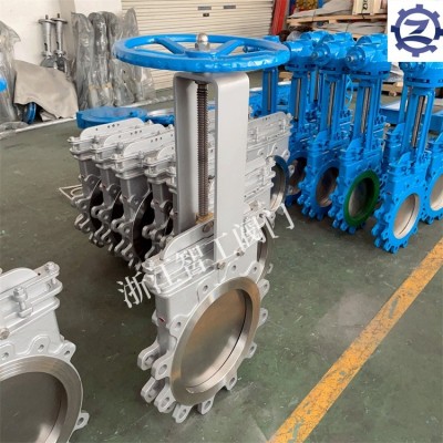 智工 手动暗杆刀闸阀（304不锈钢美标150Lb）PZ73W-10P 14"图4