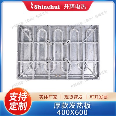 烫画机铸铝加热板厚款400X600上板压铸电热板高温铸铝板发热板图2