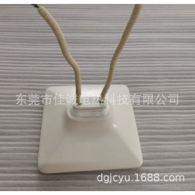 红外线接口式陶瓷加热片、二次成型陶瓷电热砖、120X120发热片图2