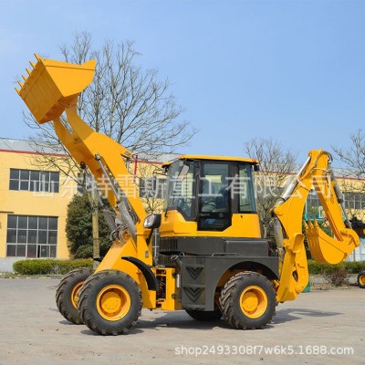 WZ30-25舒适型两头忙挖掘装载机 工程用多功能两头忙挖铲一体机图3