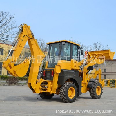 WZ30-25舒适型两头忙挖掘装载机 工程用多功能两头忙挖铲一体机图4