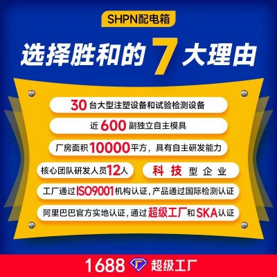 SH-9PN户外防水配电箱澳标照明空气开关充电桩防护箱塑料电箱IP66图2