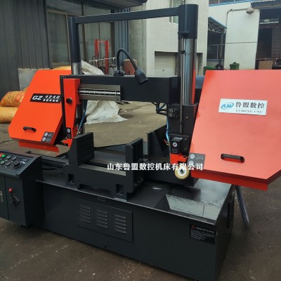 鲁盟角度锯床 GZ4240旋转斜角锯床 数控带锯床4250 金属下料图2