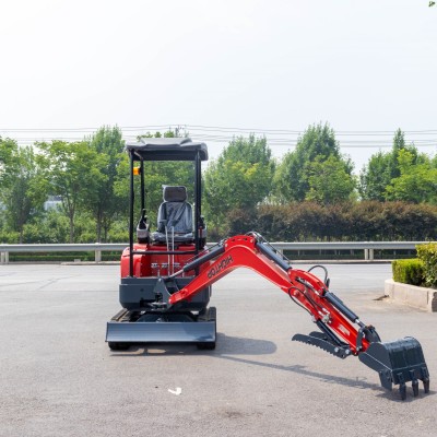 出口定制迷你履带式挖掘机 18型农用果园挖土机 多功能小 型挖掘机图2