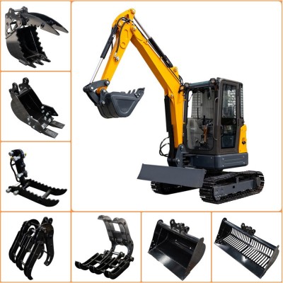 出口HT40全地形履带挖掘机 液压先导多用途挖机CRAWLER EXCAVATOR图5