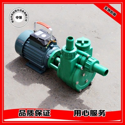 FPZ自吸耐腐泵 增强聚丙烯防腐泵 40FPZ-18塑料化工自吸泵 包邮图3
