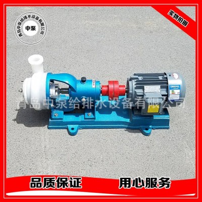 氟塑料耐腐蚀化工离心泵65FSB-32(D) 山东氟塑料泵 包邮图3