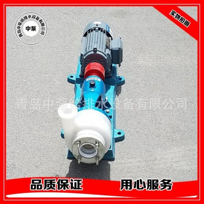 氟塑料耐腐蚀化工离心泵65FSB-32(D) 山东氟塑料泵 包邮图4