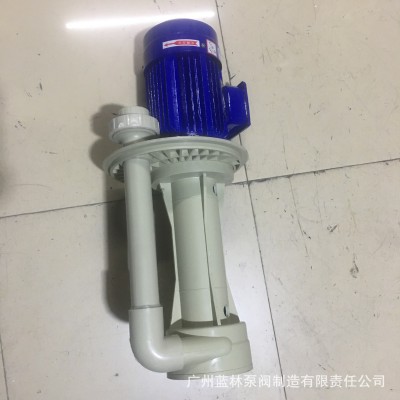 塑料槽内泵 电镀防腐蚀耐酸碱泵 喷淋塔水泵液下循环塑料化工泵图3