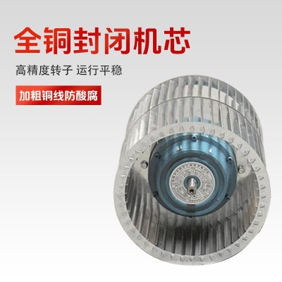 外转子离心风机双进风皮带式离心风机管道用低噪音大风量空调风机图4