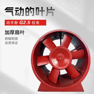 轴流风机220V商用工业排气扇大功率管道抽风机380V消防 排烟风机图4