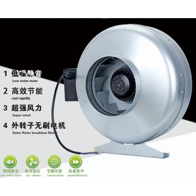 圆形离心送风机GDF100/125/150/160/200/250/315系列管道换气风机图3