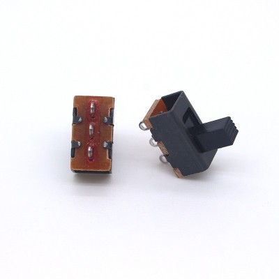 立式SS12F17拨动开关 单排3脚2档玩具小开关滑动开关拨档波段开关图2