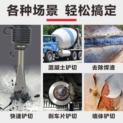 托罗台湾气铲风镐气动铲刀锤头气镐气锤铲头风铲冲击式除焊渣工具图2
