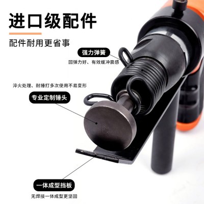 托罗气动合缝机敲击锤冲击锤气锤振动合缝枪通用烟囱铁皮封边机图3